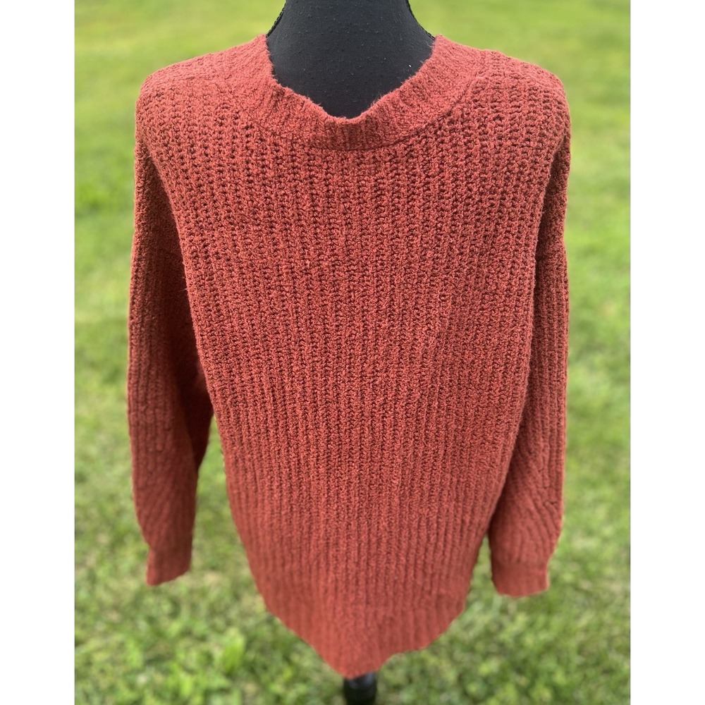 American Eagle Women's Size Small Cardigan Sweater Chunky Knit Buttons Oversized - Picture 2 of 5